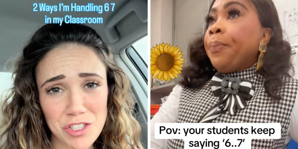 Kids won't stop chanting "6-7" in school, and teachers are done playing along