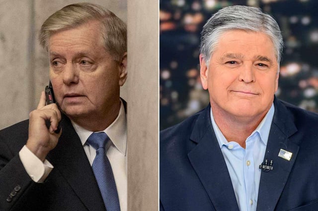 Lindsey Graham Whispers to Siri in Capitol Hallway. She Loudly Replies, ‘Calling Sean Hannity Mobile’