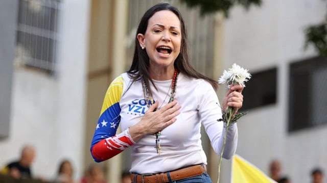 Maria Corina Machado wins Nobel peace prize — to fury of Trump’s team