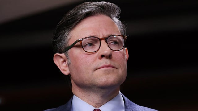 Mike Johnson says Republicans aren't 'in charge' of the government, citing Senate's 60-vote threshold