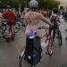 Naked bike riders demonstrate against federal troops in ‘quintessentially Portland’ protest