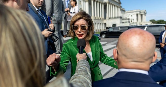 Nancy Pelosi Yells ‘Shut Up!’ at MAGA Reporter