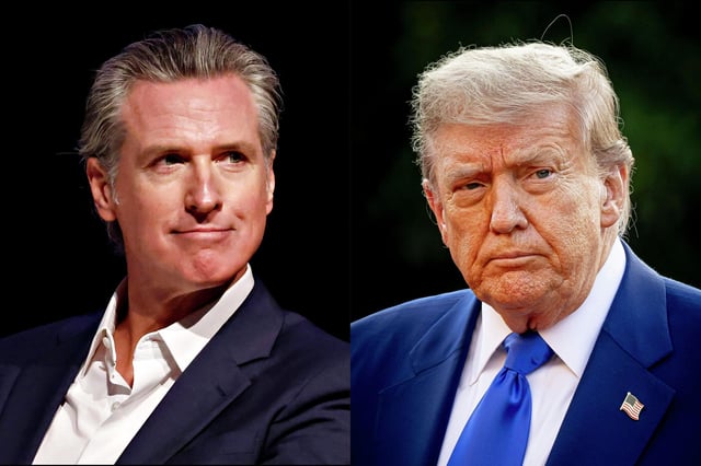 Newsom rips into Trump celebration plan to fire missiles over California’s I-5 freeway