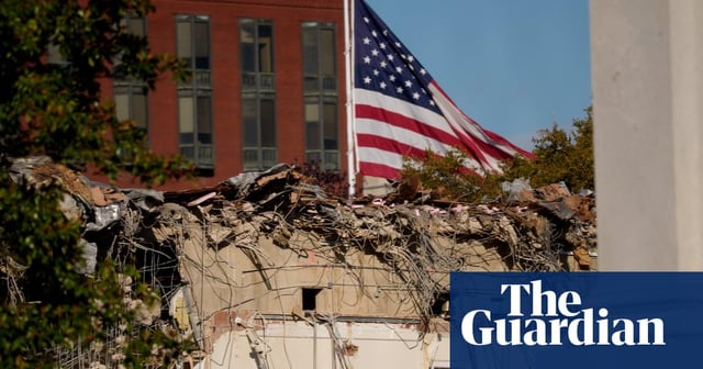 No plans filed for Trump’s new ballroom despite demolition being under way