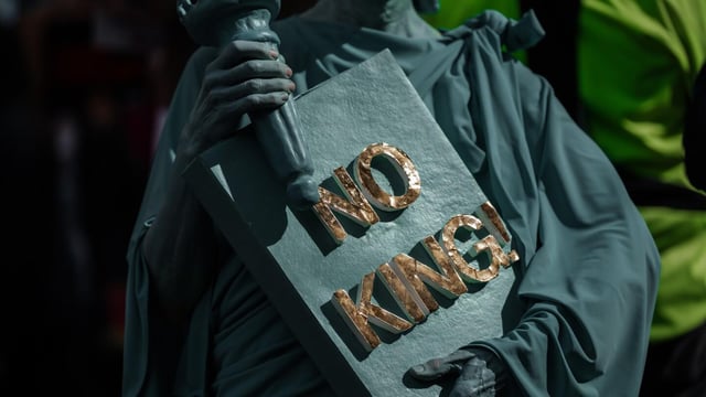 Photos show ‘No Kings’ rallies against Trump across the US and in Europe