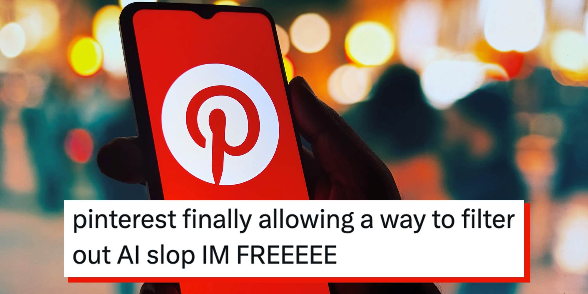 "Share to save an artist": Pinterest finally lets you turn off AI posts—here's how