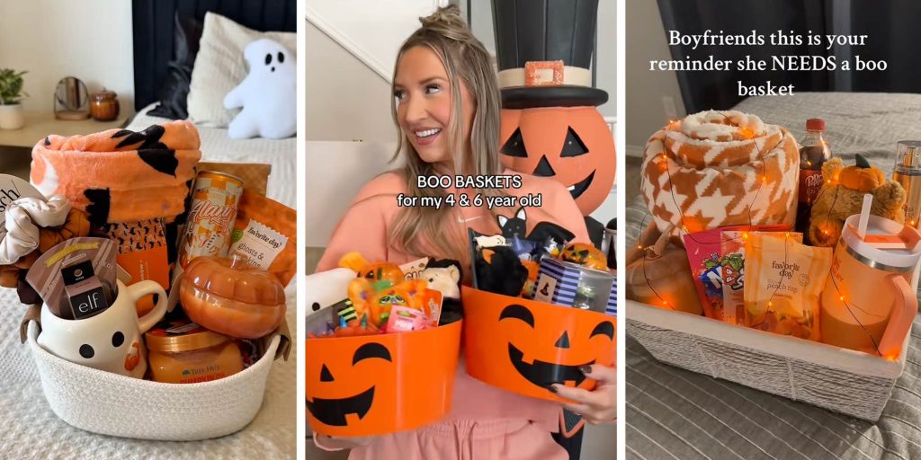 Social media users are showing off their annual "boo baskets" again this year, but what are they?