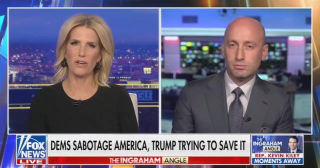 Stephen Miller Awkwardly Forced to Watch AOC Call Him 4′10″ | The White House deputy chief of staff was a guest on Fox News when host Laura Ingraham rolled the footage.