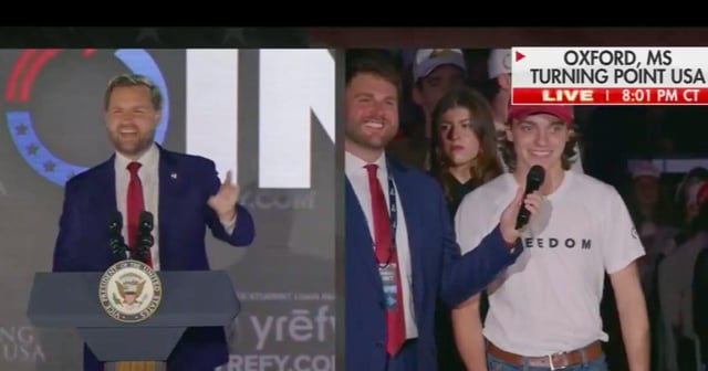 Teen MAGA Superfan Confronts J.D. Vance on ‘Disturbing’ Tendencies