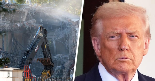 The Annihilator is destroying the White House to feed his ego