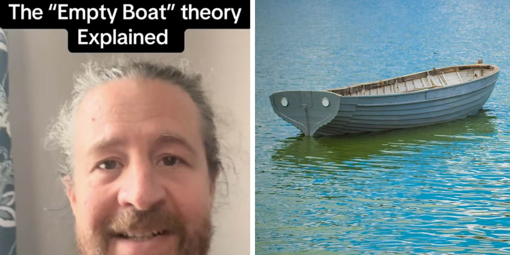 The "Empty Boat Theory" is trending as a "brain hack" to fight anger and anxiety