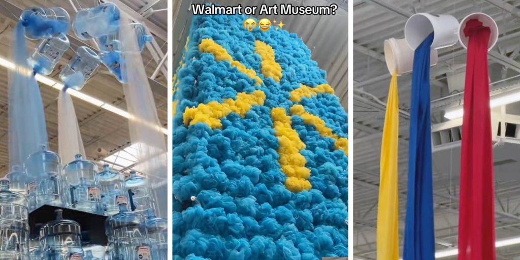 "The art of merchandising": A California Walmart store is going all out for its displays, and customers are impressed