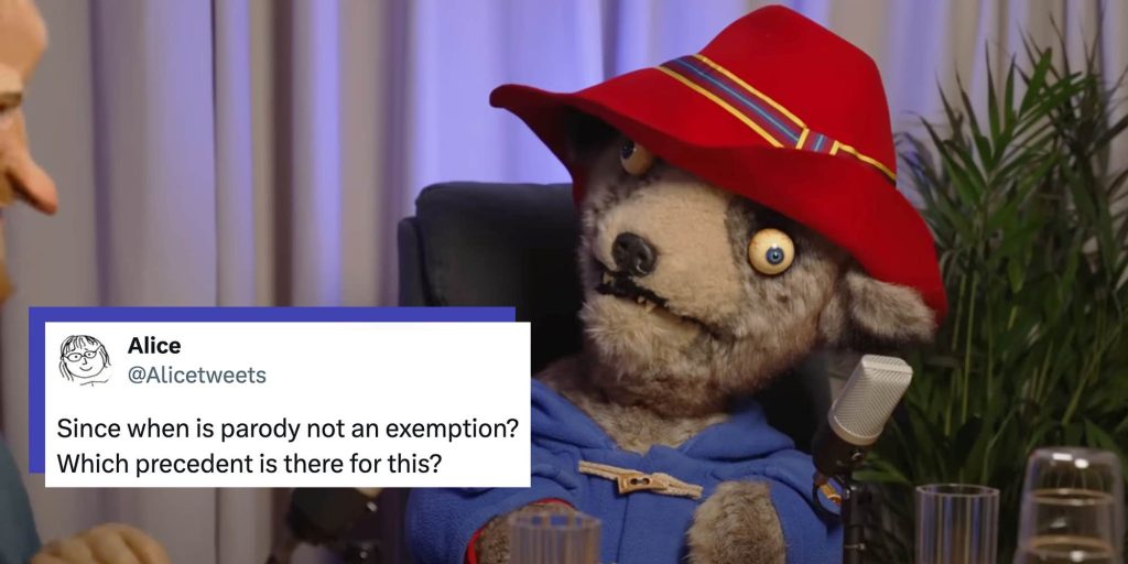 "This is wild": Producers of the "Paddington" movies sue YouTubers using the bear's likeness as a crude puppet podcaster