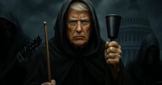 Trump, 79, Posts Bizarre Grim Reaper-Themed AI Music Video