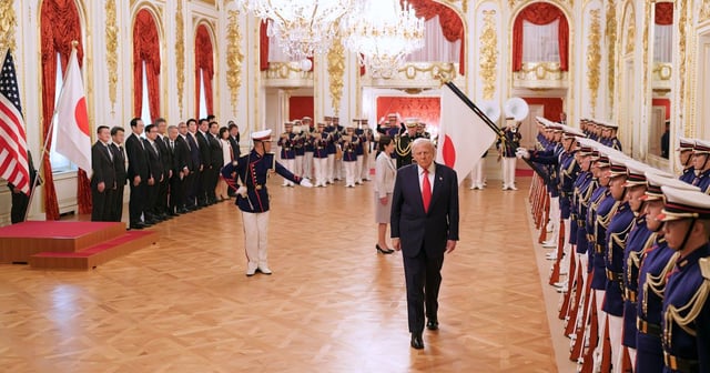 Trump, 79, Wanders Off While Meeting Japanese Prime Minister