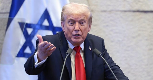 Trump Fumes as Protester Spoils His Big Moment | The president’s victory lap and pitch for the Nobel Peace Prize was interrupted by furious lawmakers.