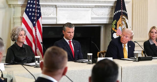 Trump indicates he won't seek congressional approval for targeting drug traffickers | President Donald Trump said that instead of asking for a "declaration of war" from Congress "we’re just gonna kill people that are bringing drugs into our country."