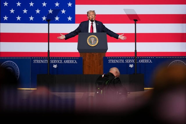 Trump sounded ‘exhausted, incoherent and stupid’ in his speech to military top brass, says retired general | Retired General Barry McCaffrey, said the presentation at Quantico, in Virginia, was ‘one of the most bizarre, unsettling events I’ve ever encountered’