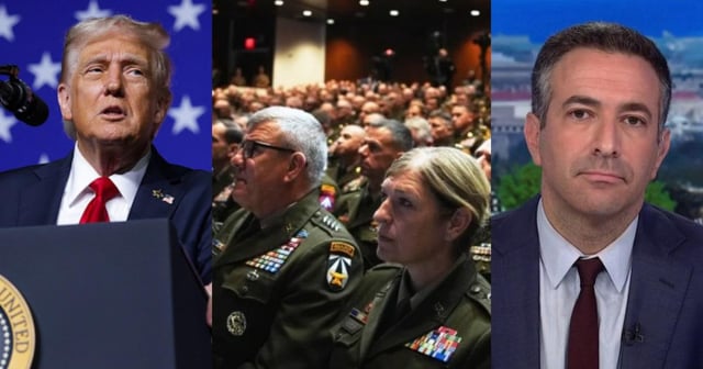 Trump’s unlawful call for ‘war’ on citizens met with stony silence from generals