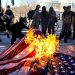 University of Virginia students holding 'antifascist' 'flag burning' event to protest Trump order