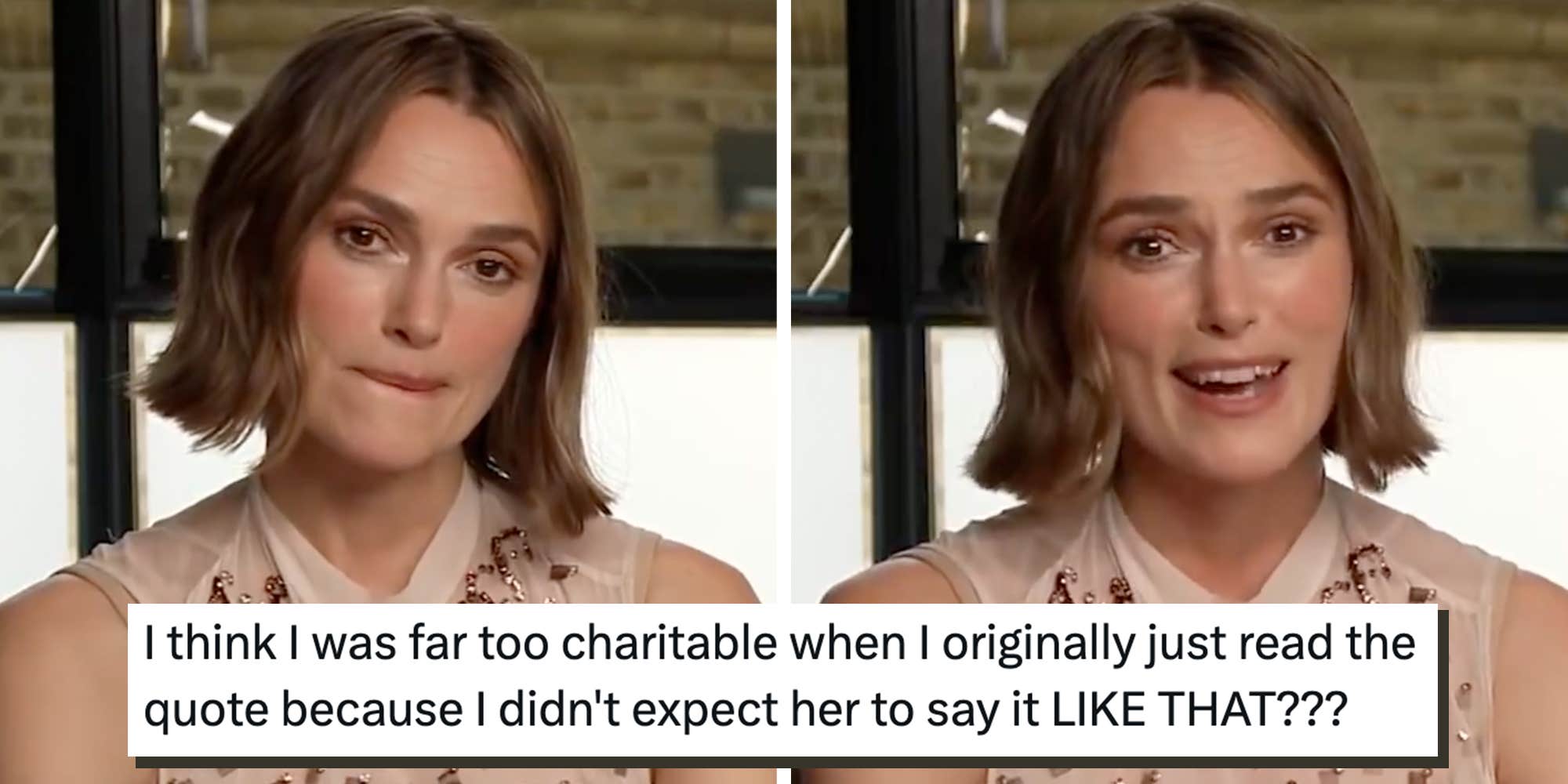 "Very disgusting": Keira Knightley faces furious backlash over her "miserable response" to Harry Potter controversy