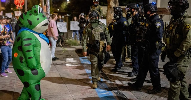 We don't know where Trump is seeing Portland 'on fire.' That's frightening.