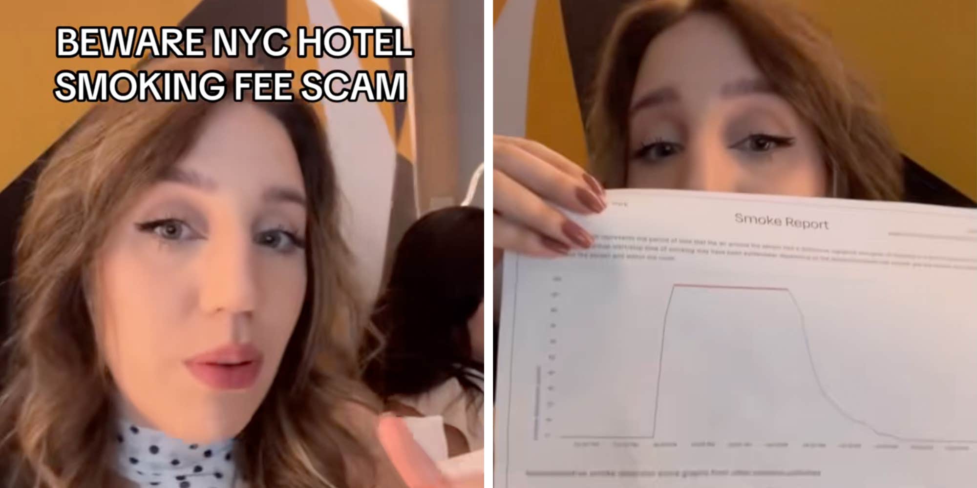 "We weren't even in the room": Traveler warns of alleged $500 "smoking fee" scam at popular New York City hotel