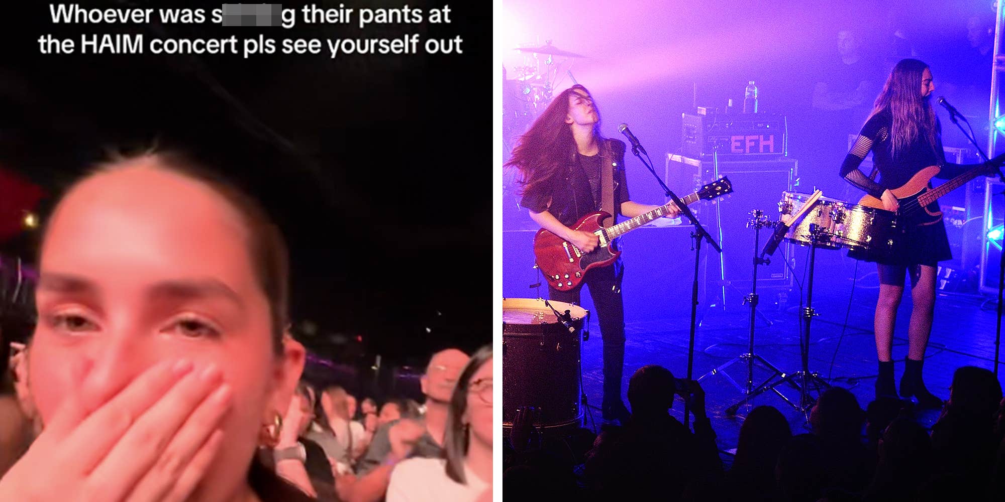 Who keeps farting at HAIM concerts? Viral video sparks bizarre widespread investigation