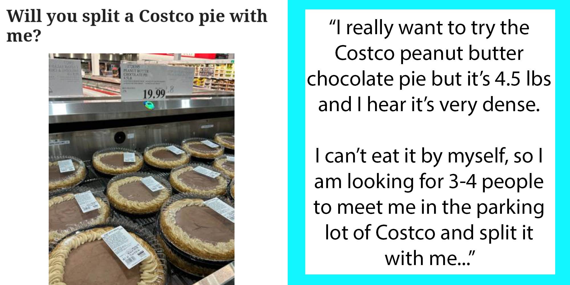 Will you split a Costco pie with me?" Craigslist ad has TikTok predicting the "goods-splitting economy