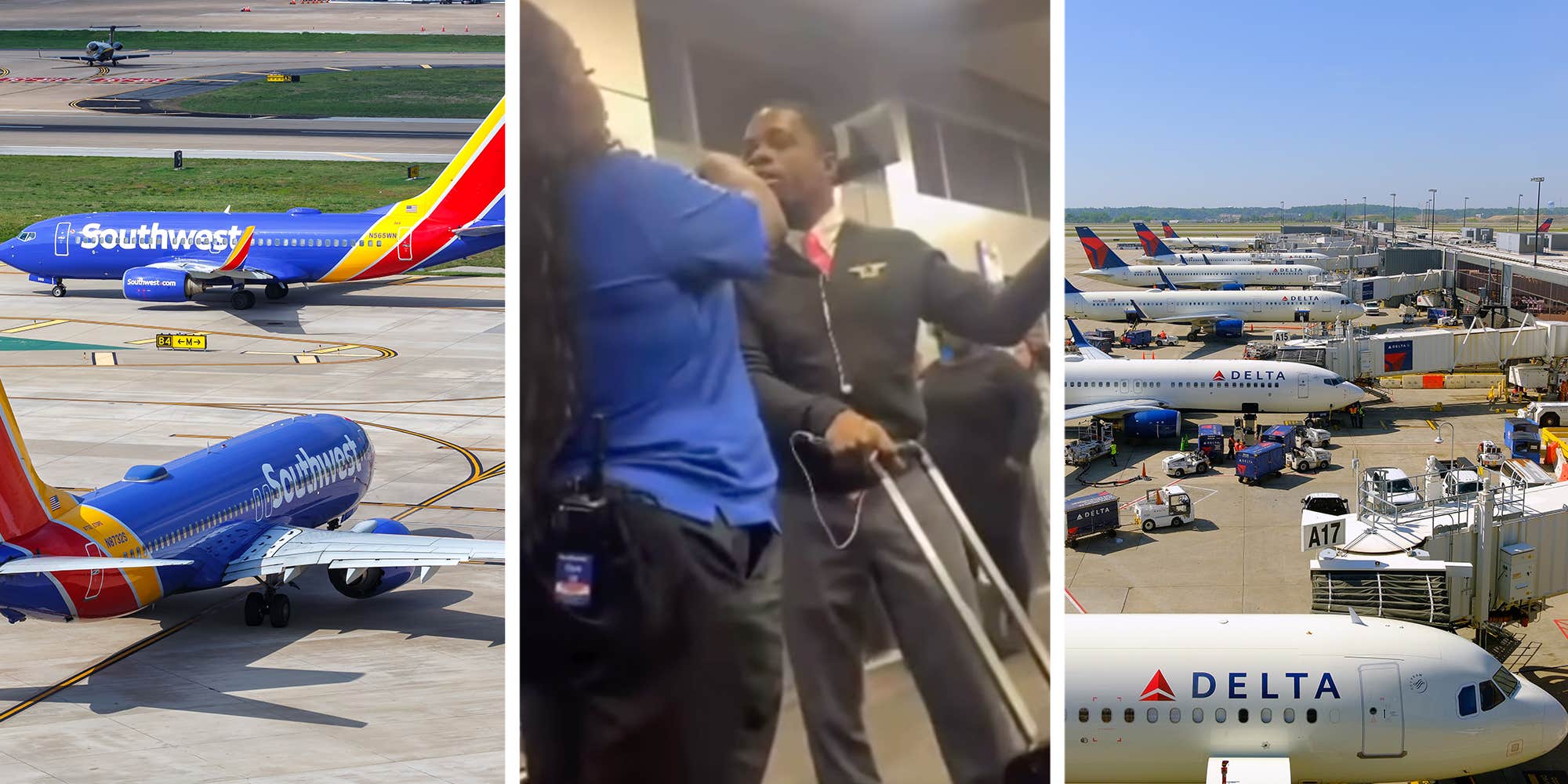 “You ain't nothing": Delta flight attendant berates Southwest staff in Atlanta—then gets roasted online