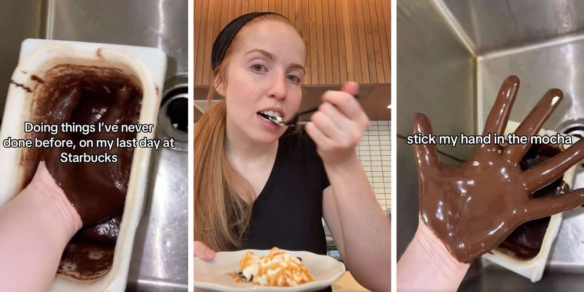 "You just let the intrusive thoughts win": Starbucks employee chronicles the things they've "never done before" on their last day of work
