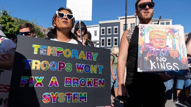 ‘No Kings’ protests give anti-Trump movement its biggest moment so far