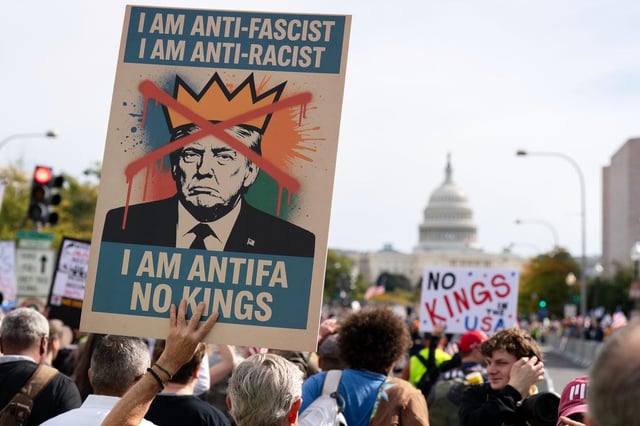 ‘No Kings’ protests pass in festival atmosphere as nearly 7 million rally across US