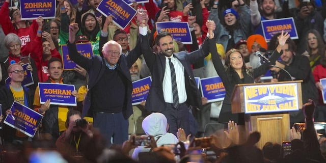 ‘Tax the Rich!’: Packed Mamdani Rally Features Sanders, AOC, and Hochul Ahead of Election Day
