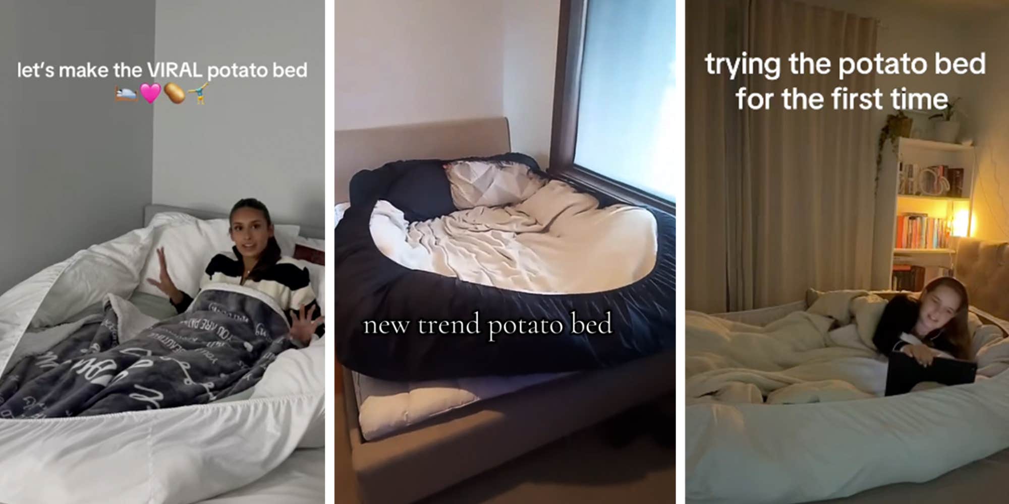 "10/10 would recommend": TikTok swears by the "potato bed" sleep hack
