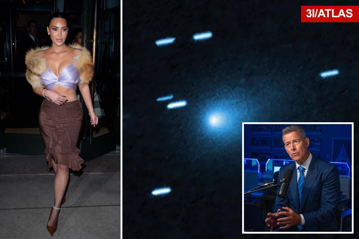 Scientist worried that 3I/ATLAS comet could be alien tech invites Kim Kardashian to join research team
