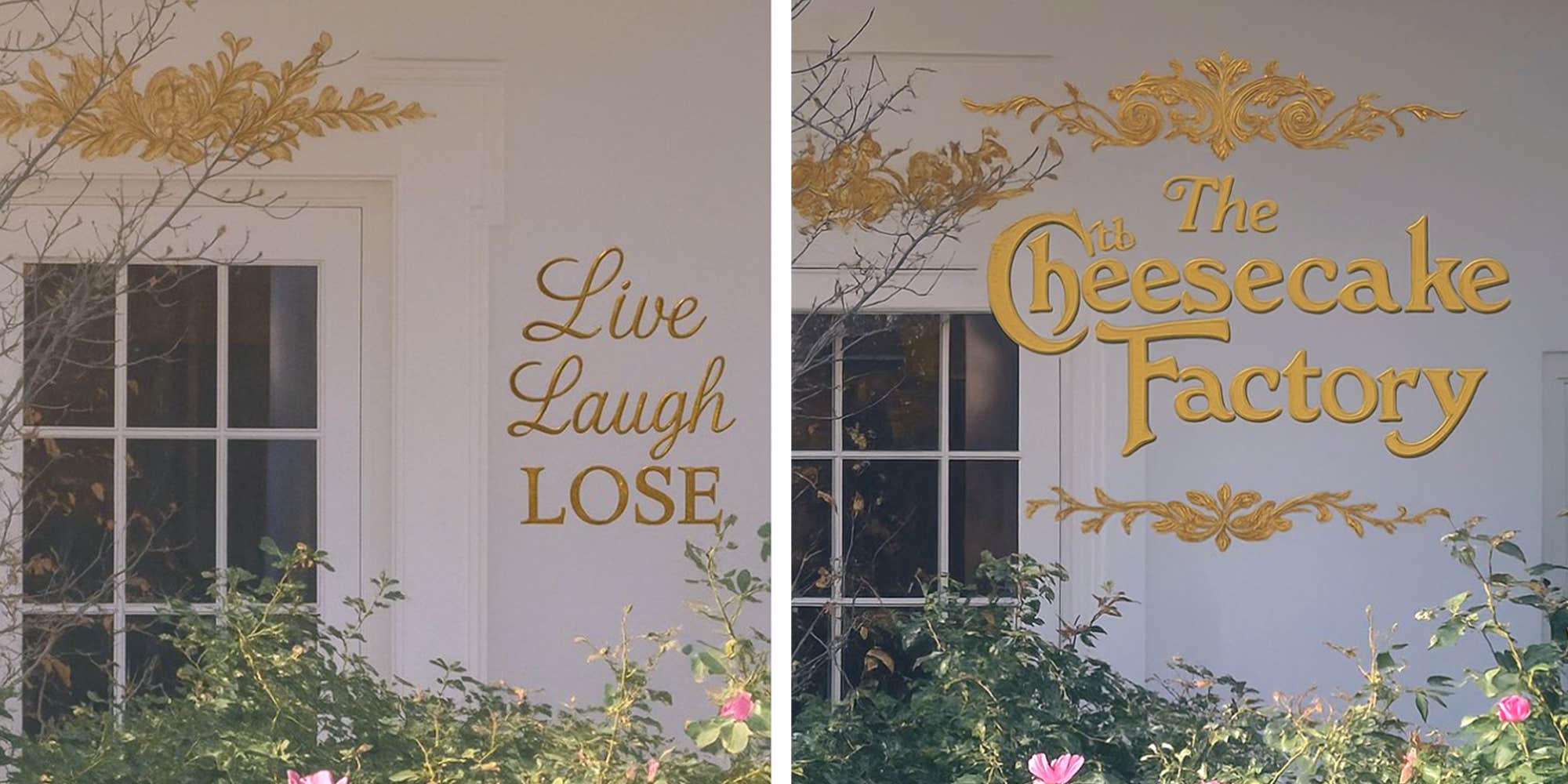 “It’s giving Cheesecake Factory”: Trump’s Oval Office gets a new gold sign, and everyone has jokes
