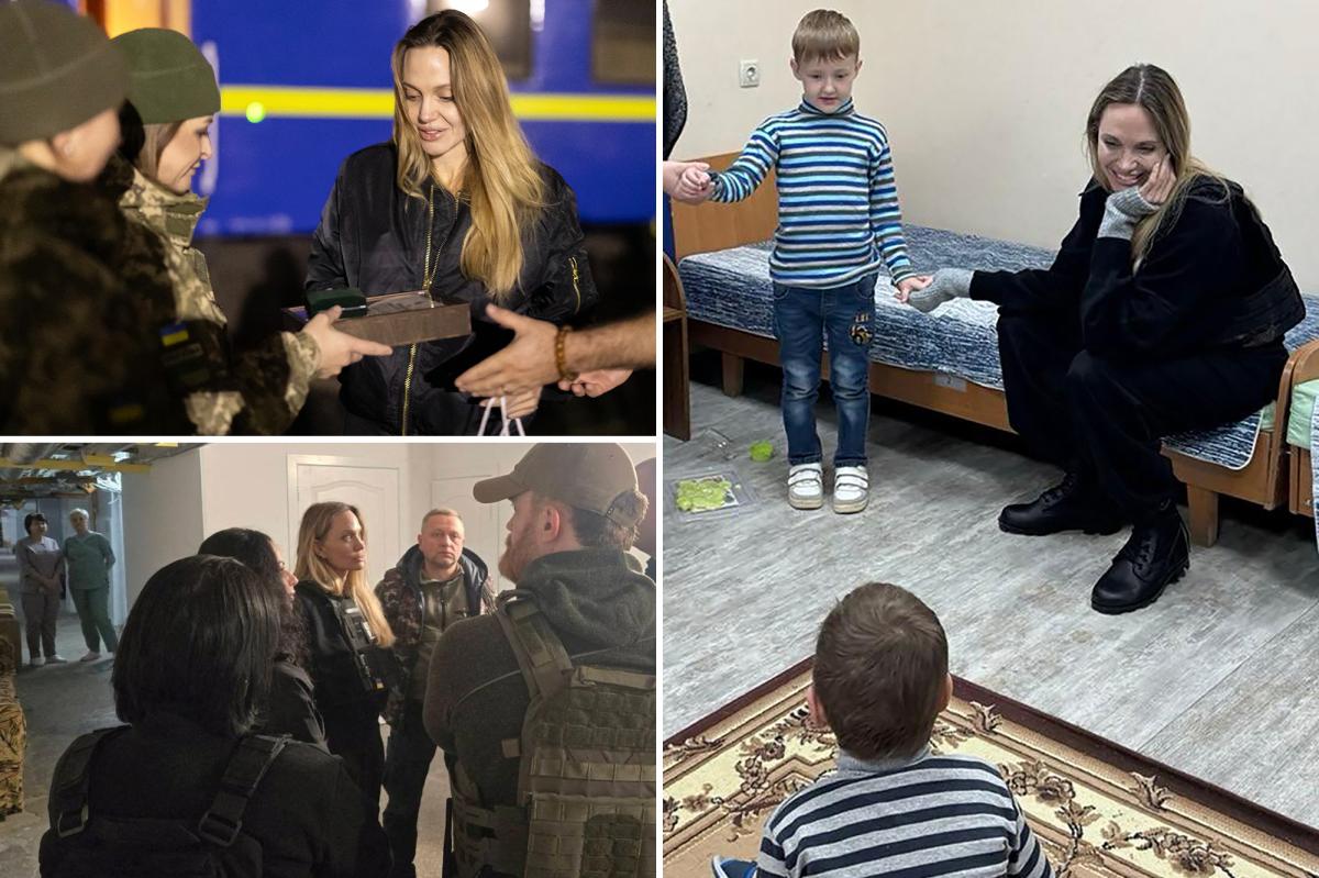 Angelina Jolie visits Ukraine region dubbed a ‘human safari zone’: ‘The threat of drones was constant’