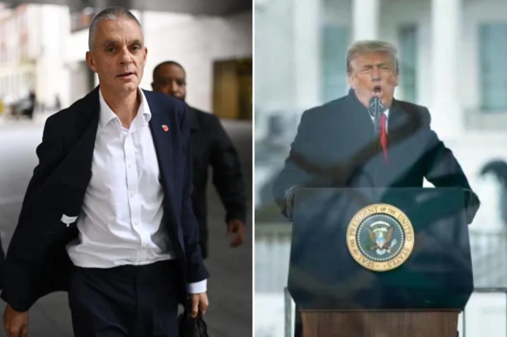 Outgoing BBC boss ‘very proud’ of its journalism and says broadcaster will thrive after threat from Trump