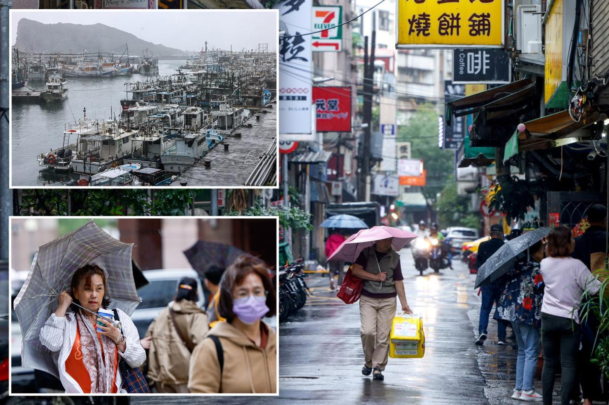 Thousands evacuate Taiwan as Typhoon Fung-wong approaches landfall
