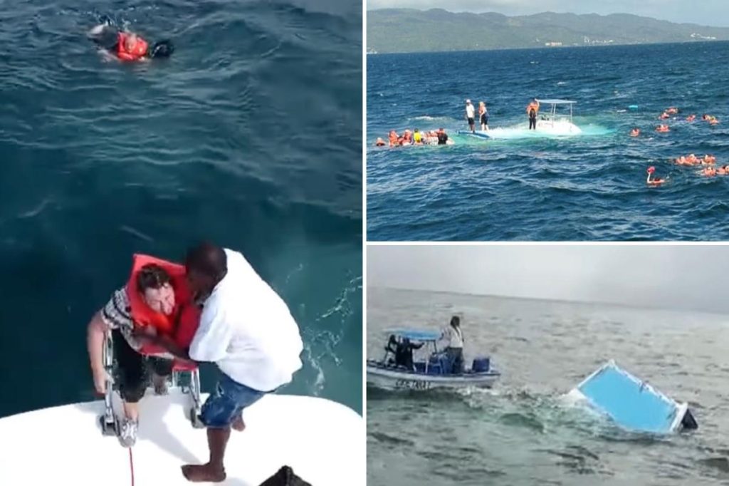 Cruise ship passengers stranded at sea after boat sinks off the coast of the Dominican Republic
