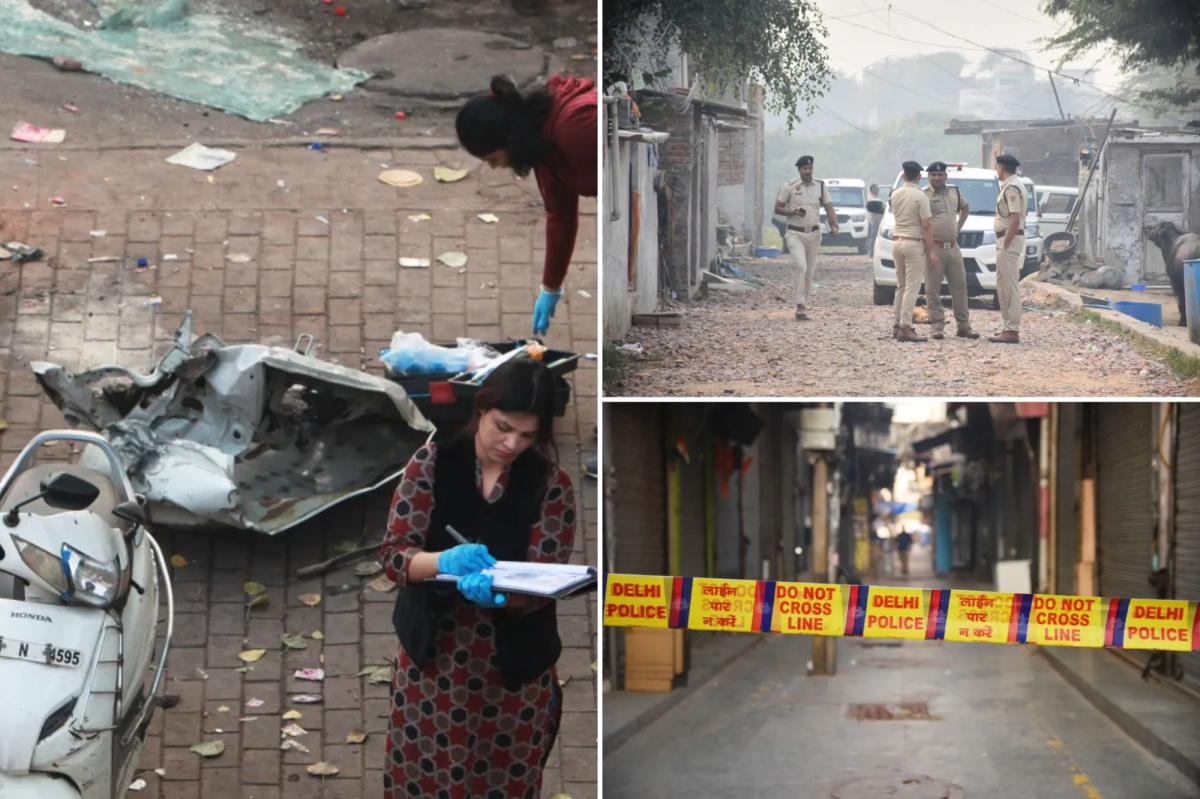 Indian police detain suspects after New Delhi car explosion kills 8