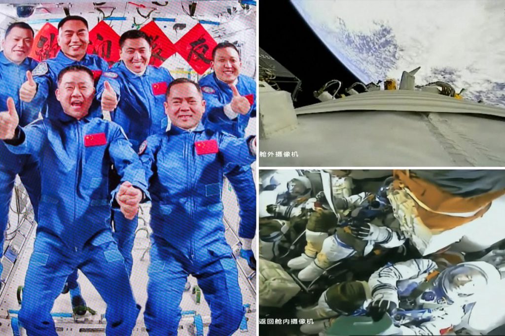 Chinese astronauts begin return to Earth after debris struck spacecraft