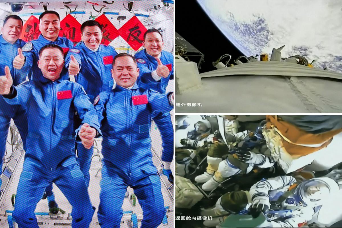 Chinese astronauts begin return to Earth after debris struck spacecraft