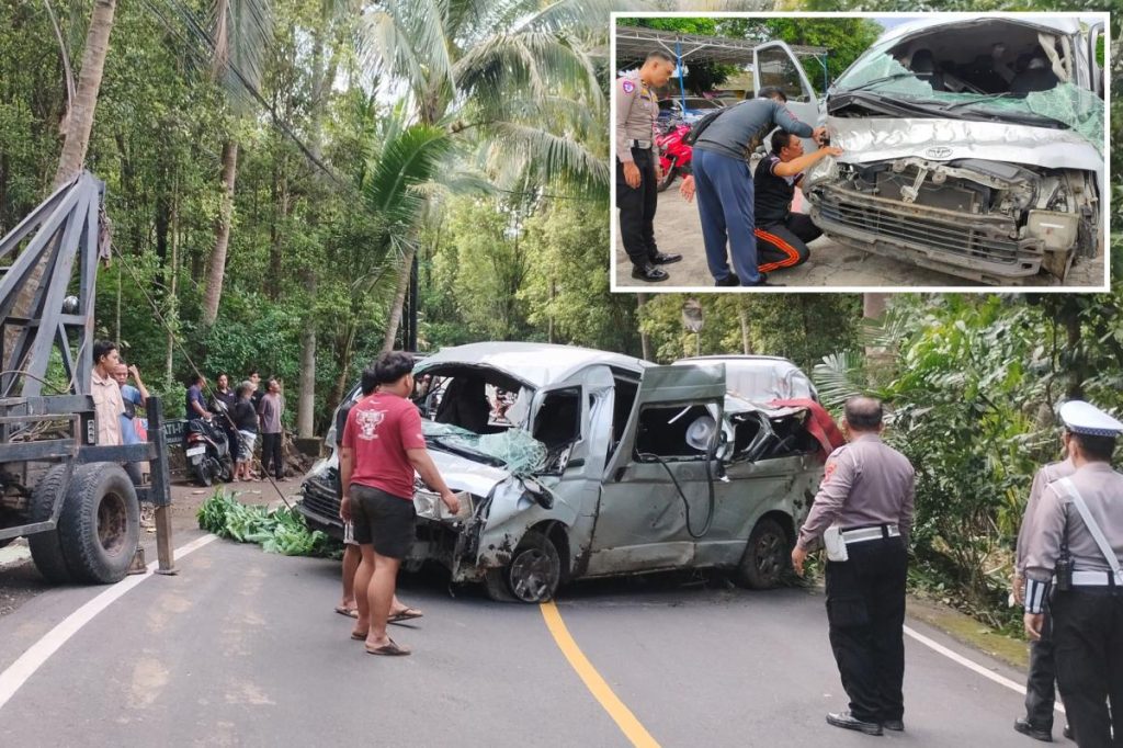 5 Chinese tourists killed as Bali bus crashes into shallow ravine