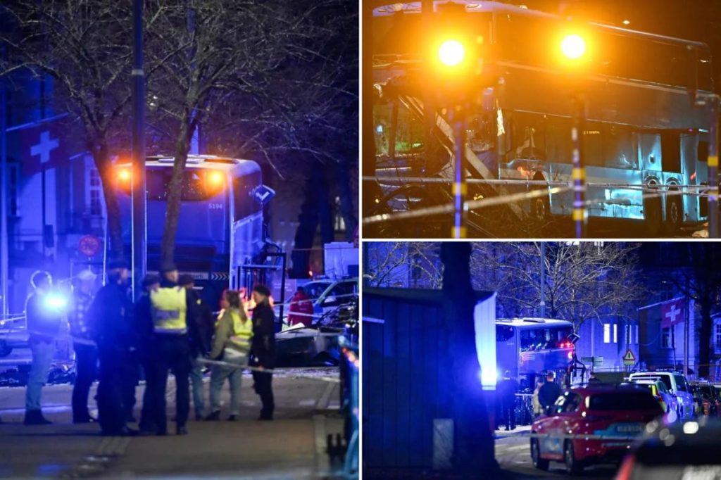 People killed when double-decker bus rams into bus stop in Stockholm, Sweden: police