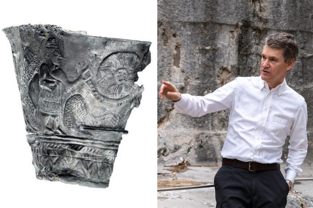 Ancient goblet found in West Bank etched with oldest image of the universe’s creation: study