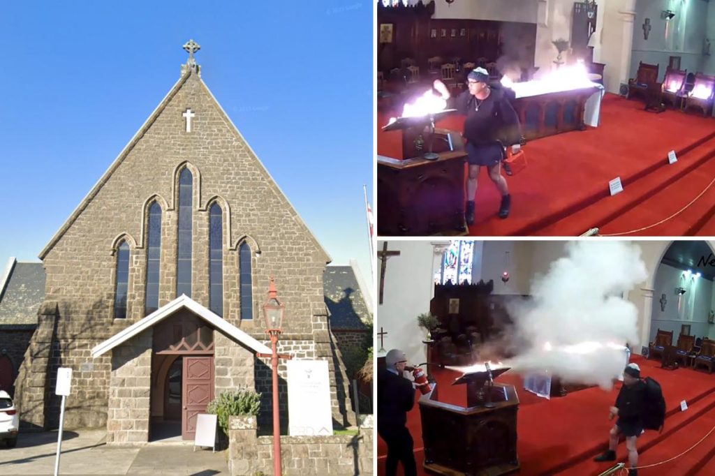 Australian man arrested after setting local church altar on fire, costing $75K in damage