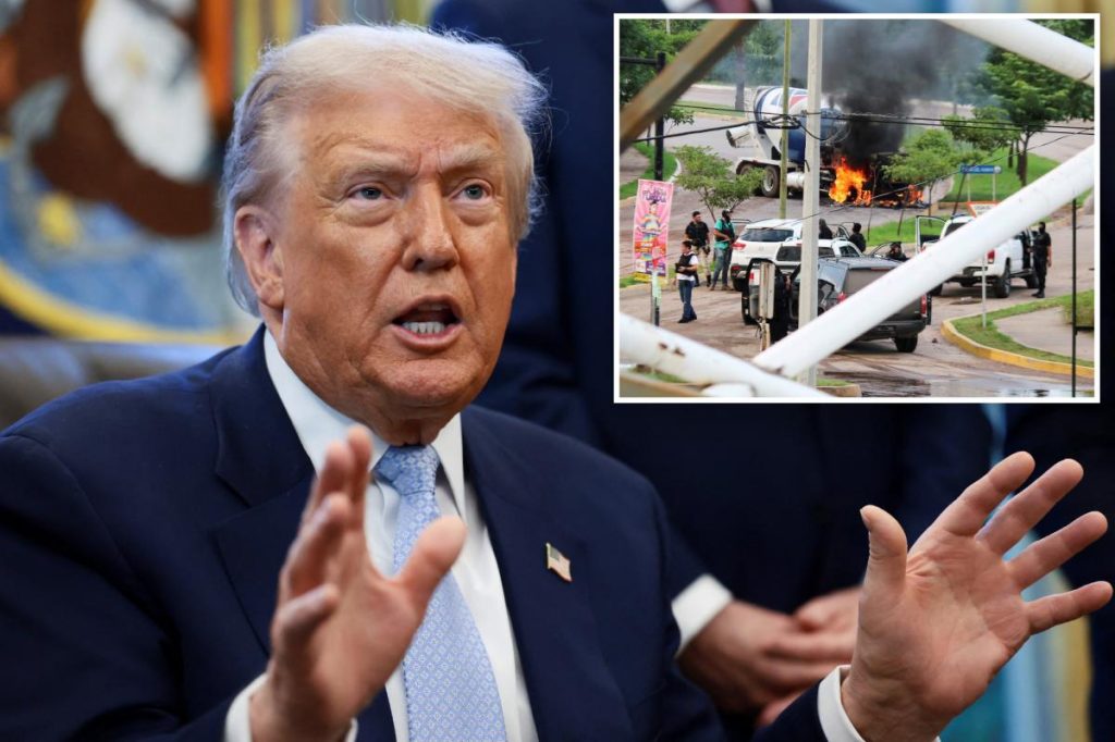 Trump opens door to military action on alleged drug traffickers in Mexico while touting FIFA World Cup progress