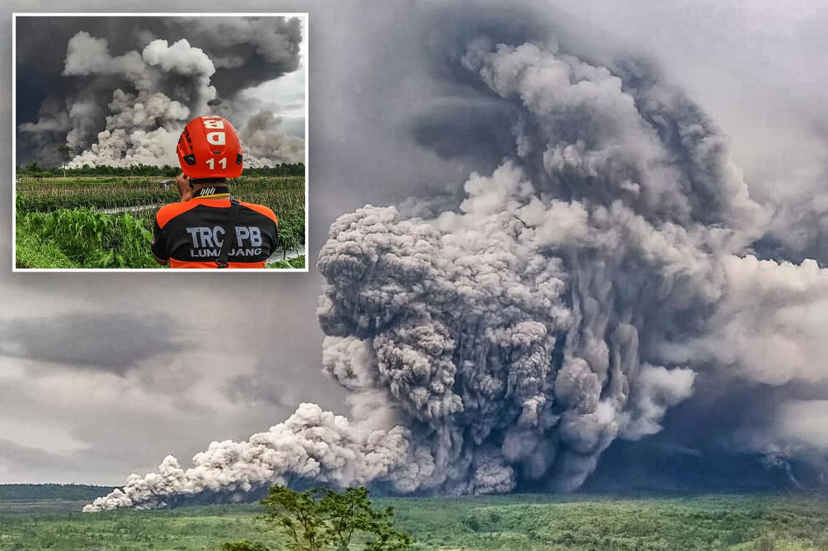 Volcano erupts, sending ash over 6,500 feet into the sky, threatening air traffic in Indonesia